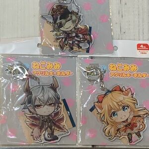 Anime Quiz RPG Wizard and Black Cat 3 acrylic keychains